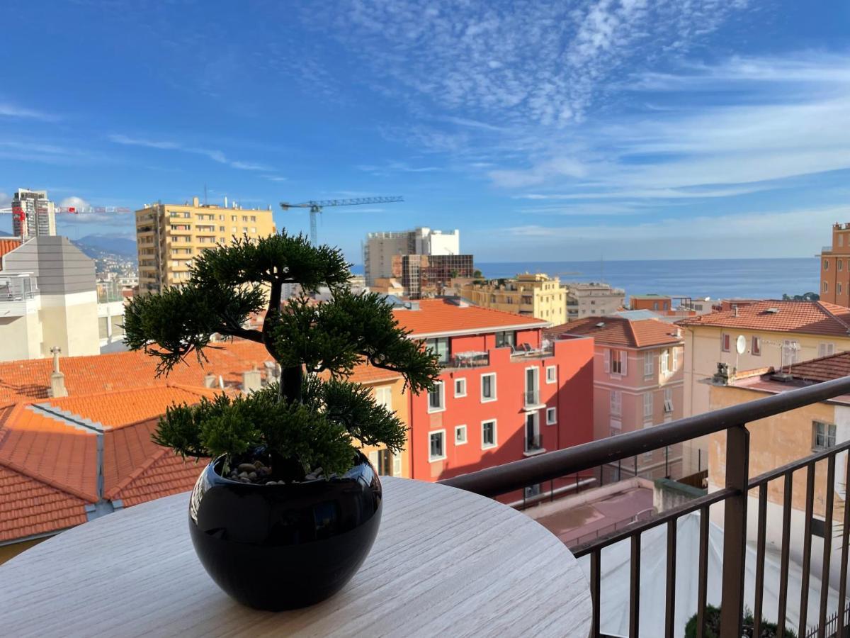 Nice Renting - Curie - Luxury Suite Terrace Sea View Princely Palace - Odeon Tower - Ac - Fully Equipped Beausoleil Eksteriør bilde